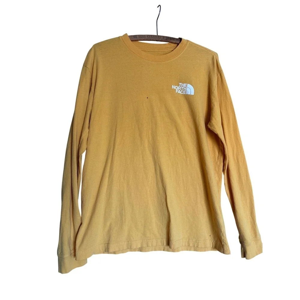 The North Face Mens M Long Sleeve Graphic T-Shirt Gorpcore Outdoor Trails HIking